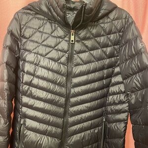 Black Calvin Klein Raincoat size Large